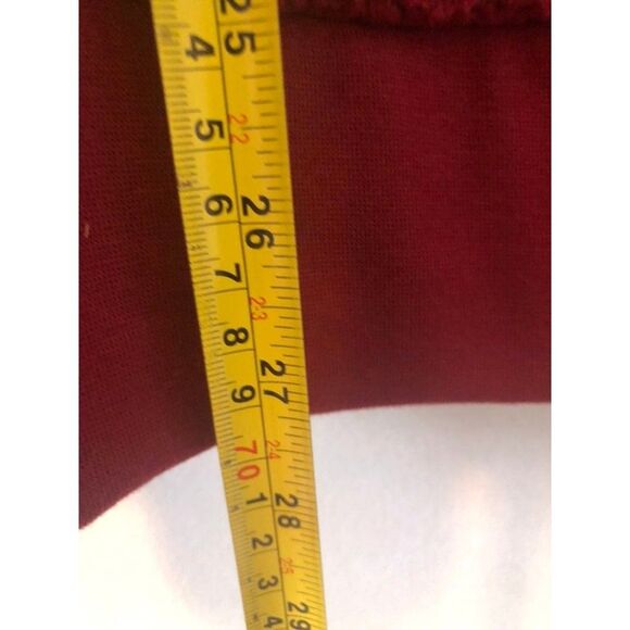 Red Sherpa Jacket with Hoodie Size Large Full Zip Pockets NWT Unisex - Picture 7 of 7